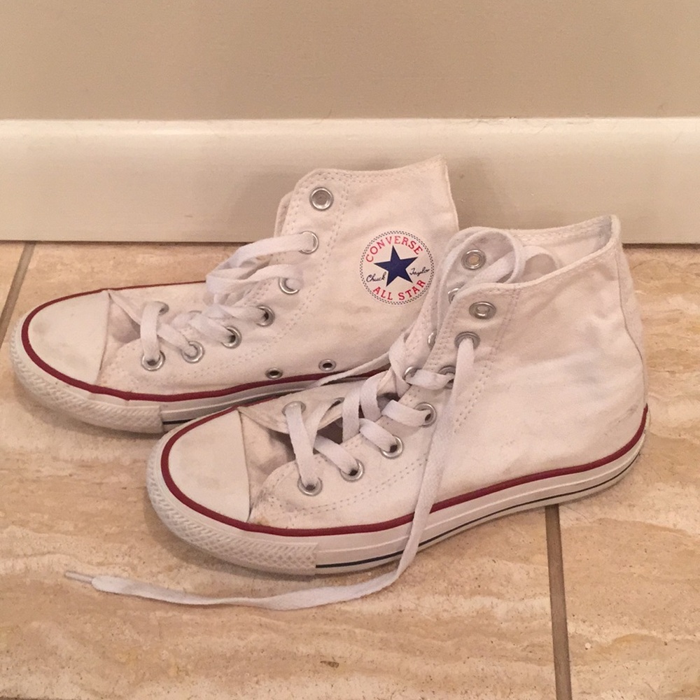 White High Top Converse